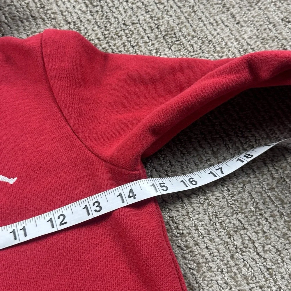 Nike Air Jordan Youth 6-7 Yrs Brooklyn Fleece Hoodie Jogger Sweatpants Set Red